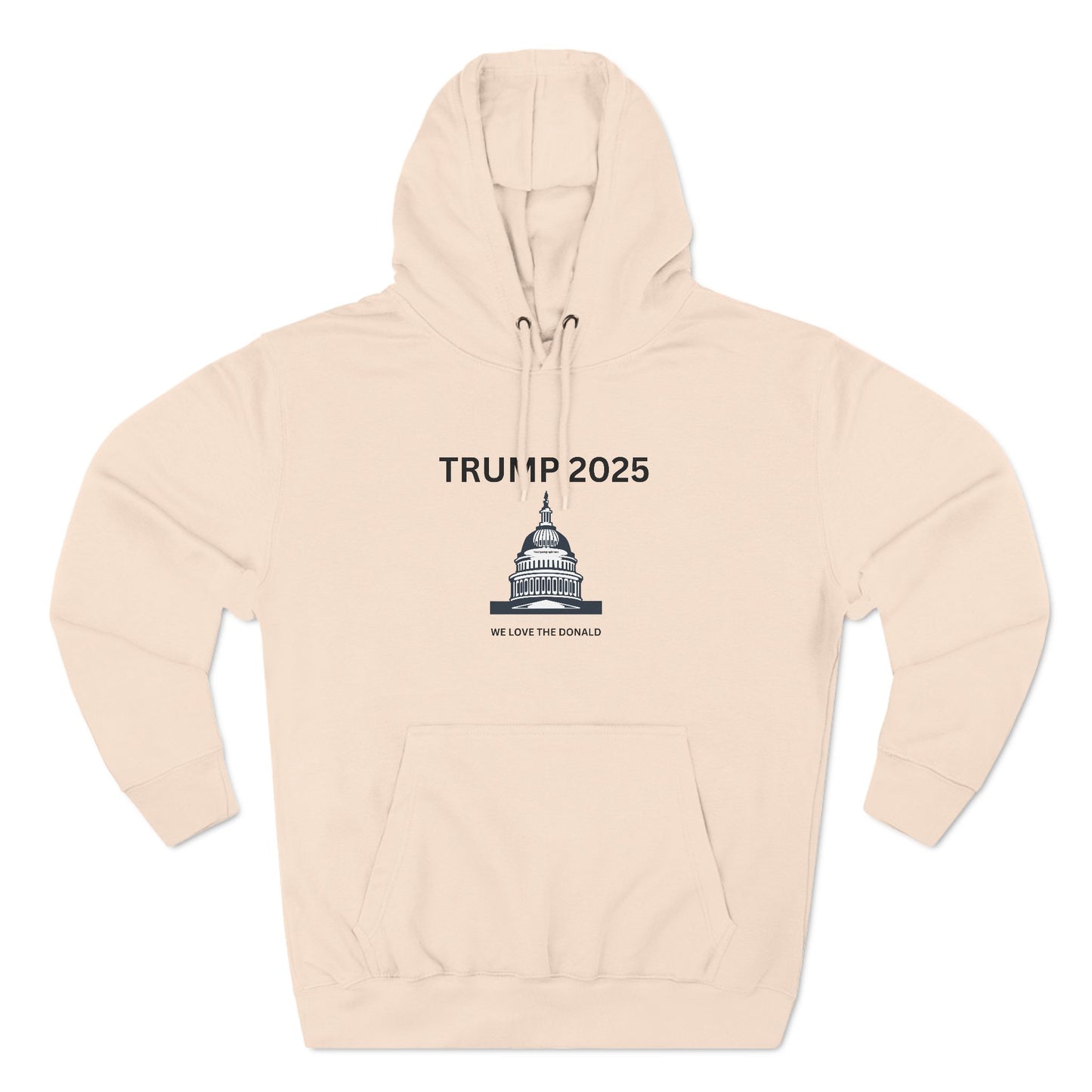 Three-Panel Fleece Hoodie