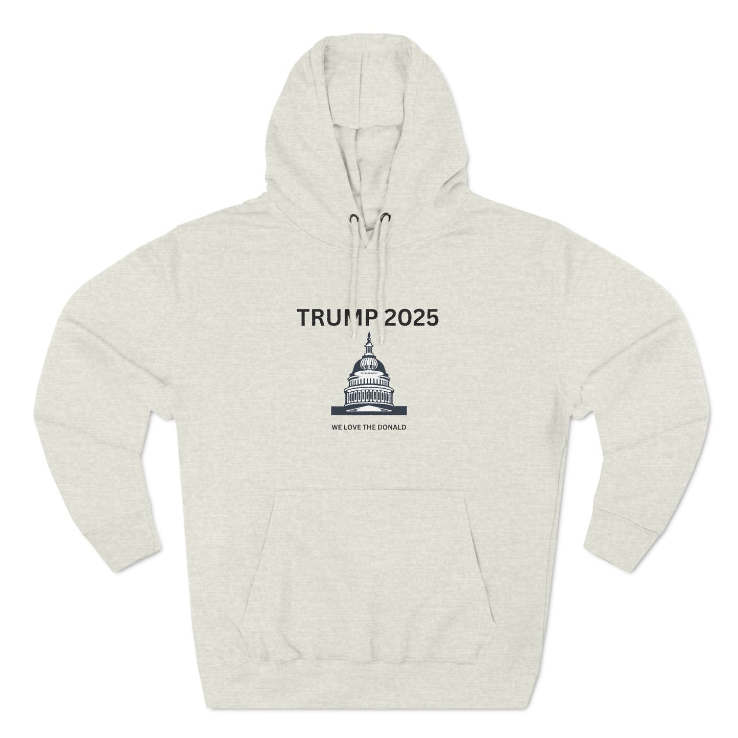 Three-Panel Fleece Hoodie