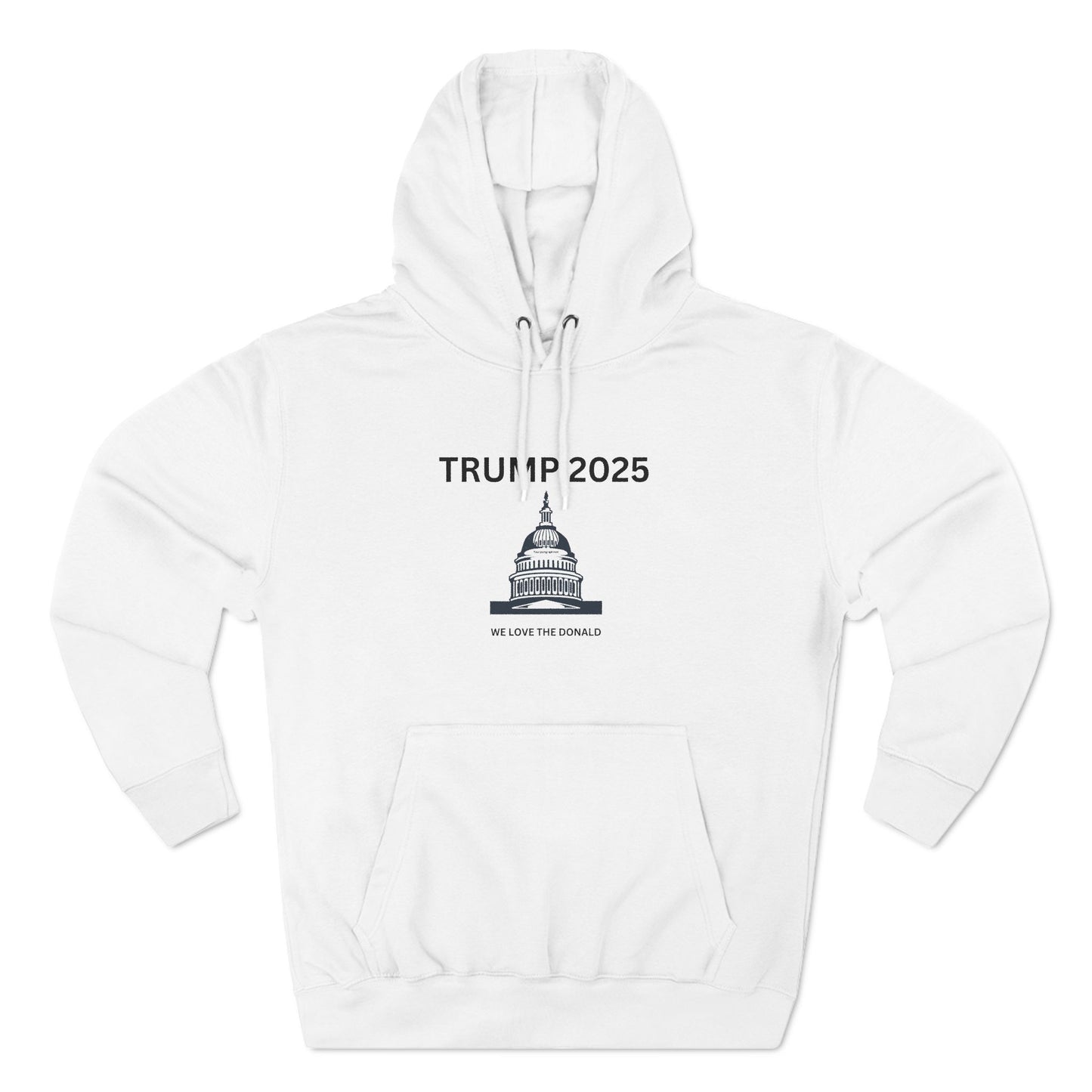 Three-Panel Fleece Hoodie