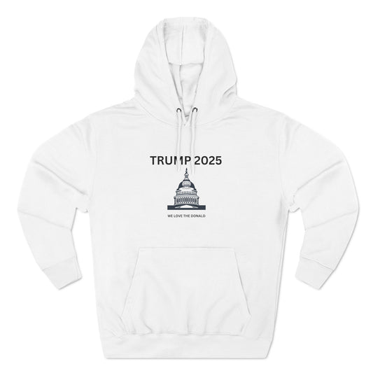 Three-Panel Fleece Hoodie